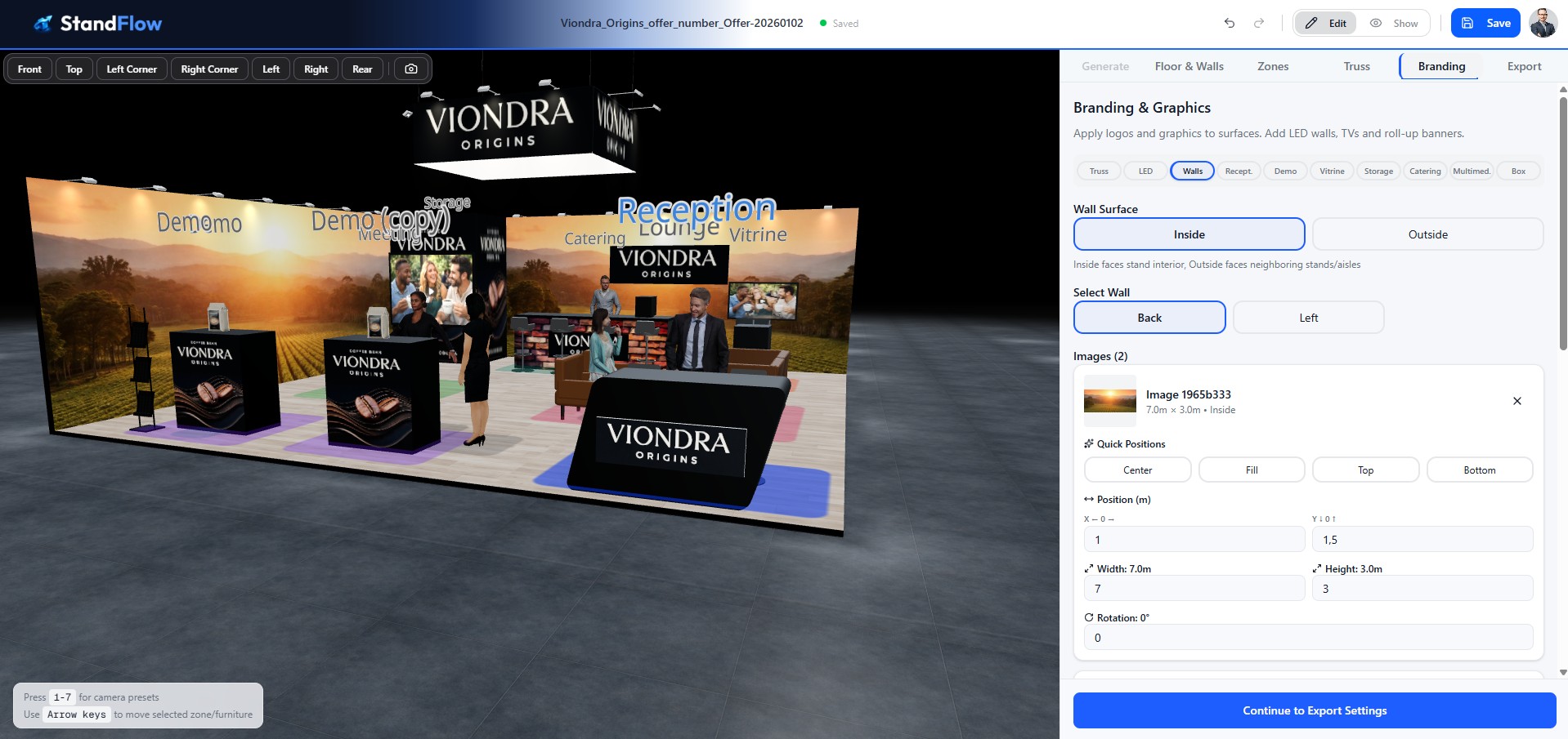 StandFlow stand design software